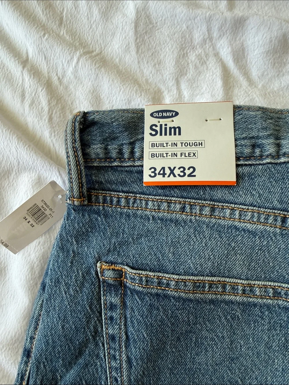 Old Navy Slim Men's Jeans - Light Blue Denim